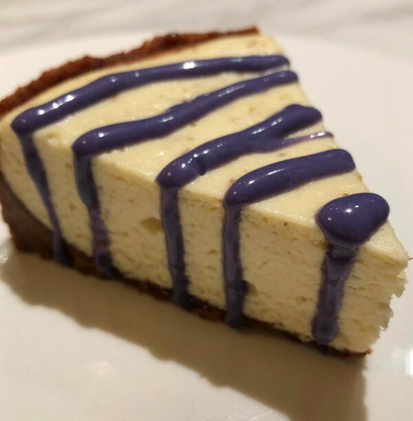 Instant Pot Lavender Cheesecake Instant Pot Lavender Cheesecake