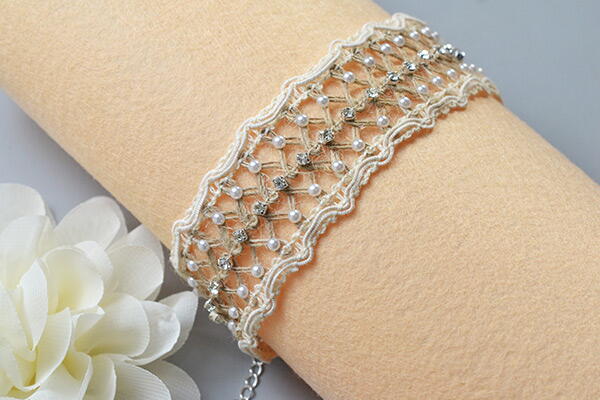 Beebeecraft Tutorial On How To Make Lace Bracelet With Hemp Cord Beebeecraft Tutorial On How To Make Lace Bracelet With Hemp Cord