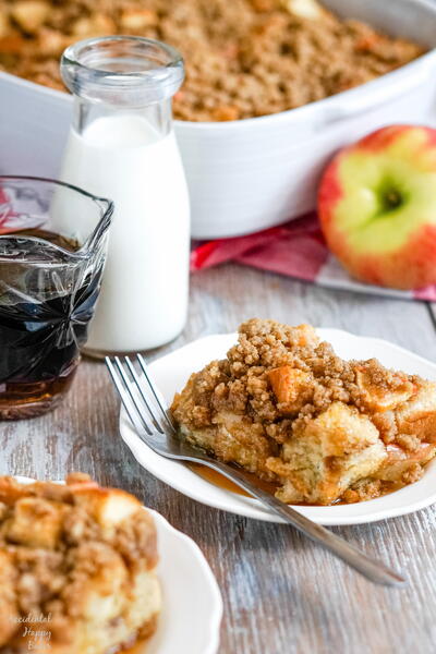 Cinnamon Apple French Toast Casserole Cinnamon Apple French Toast Casserole