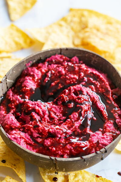 Balsamic Beet Hummus Balsamic Beet Hummus