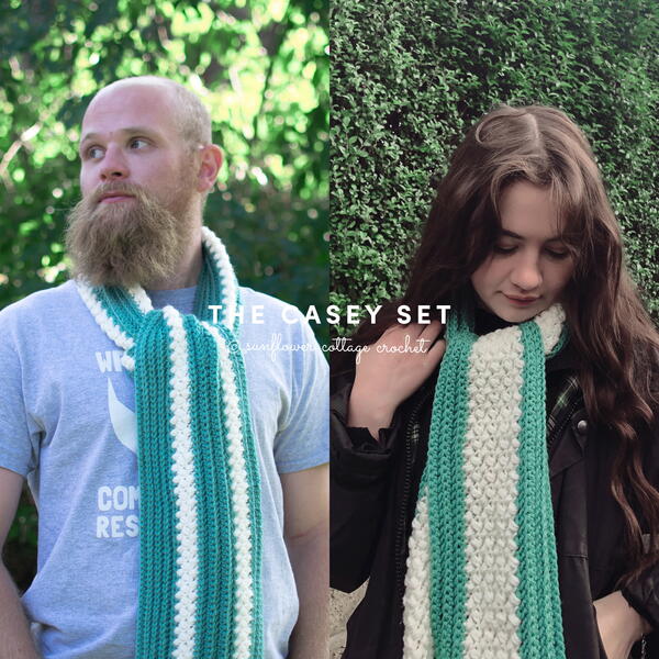 Casey His Hers Scarf Set Casey His & Hers Scarf Set