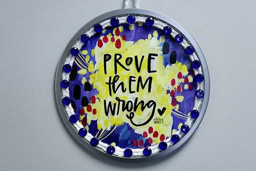 Dollar Tree Pizza Pan Motivational Sign Dollar Tree Pizza Pan Motivational Sign