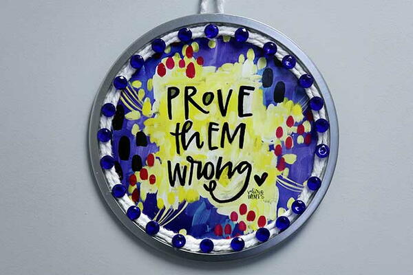 Dollar Tree Pizza Pan Motivational Sign Dollar Tree Pizza Pan Motivational Sign