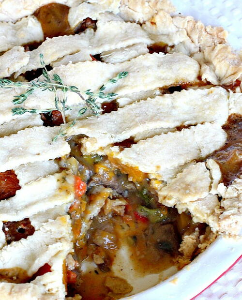 Beef and Butternut Squash Pot Pie Recipe Beef and Butternut Squash Pot Pie Recipe