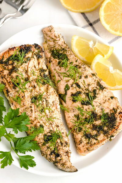 Herbed Lemon Salmon Herbed Lemon Salmon