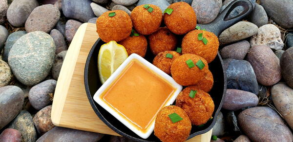 Cheesy Fried Cornmeal Fritters Recipe Cheesy Fried Cornmeal Fritters Recipe