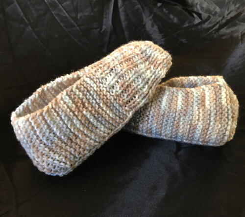 How To Knit Adult Slippers How To Knit Adult Slippers