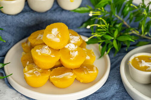 Steamed Pumpkin Cake Steamed Pumpkin Cake