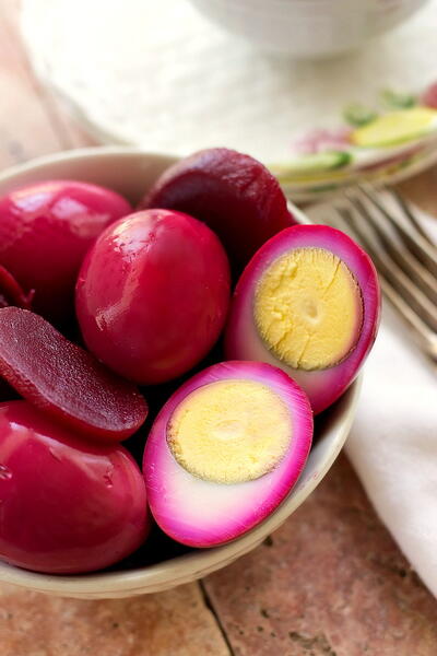 Pickled Eggsred Beet Eggs Pickled Eggs(red Beet Eggs)