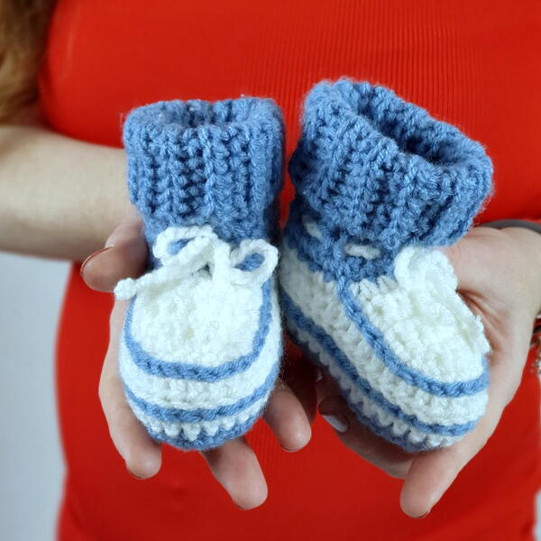 Little Stefan Baby Booties Little Stefan Baby Booties
