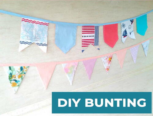How To Make Fabric Bunting How To Make Fabric Bunting
