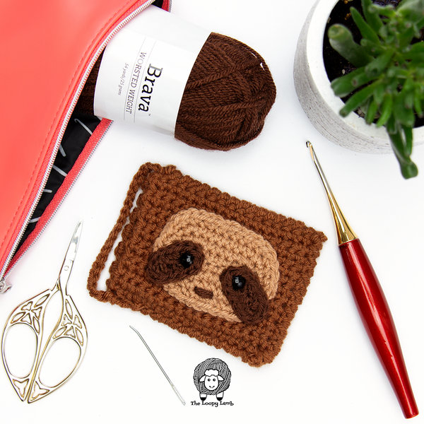 Sloth Crochet Gift Card Holder Sloth Crochet Gift Card Holder