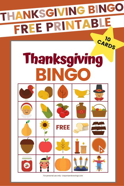 Thanksgiving Bingo Free Printable Thanksgiving Bingo Free Printable