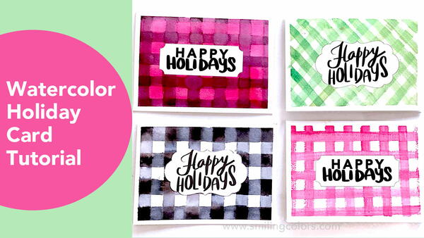 Watercolor Christmas Cards Watercolor Christmas Cards