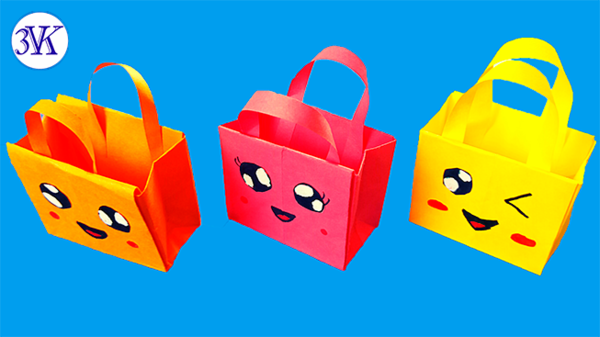 How To Make Paper Bags With Handles How To Make Paper Bags With Handles