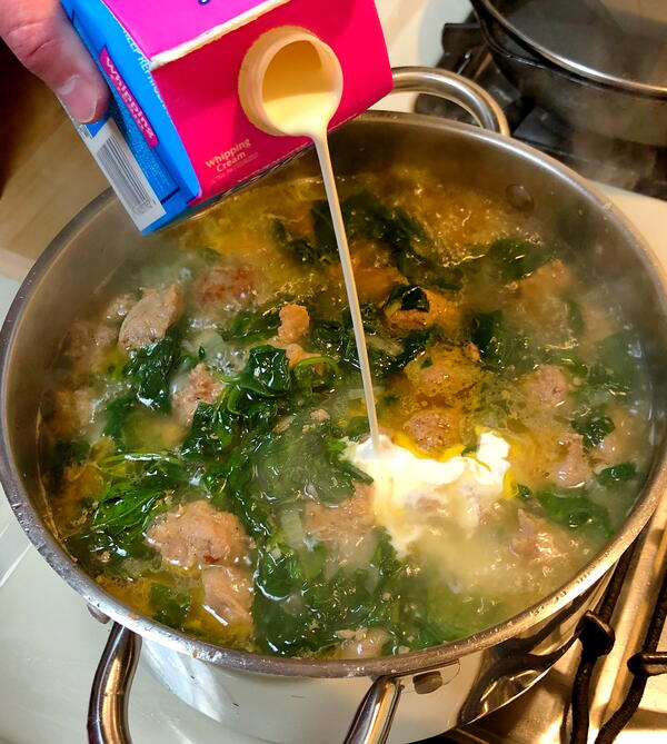 Creamy Italian Sausage Soup Creamy Italian Sausage Soup