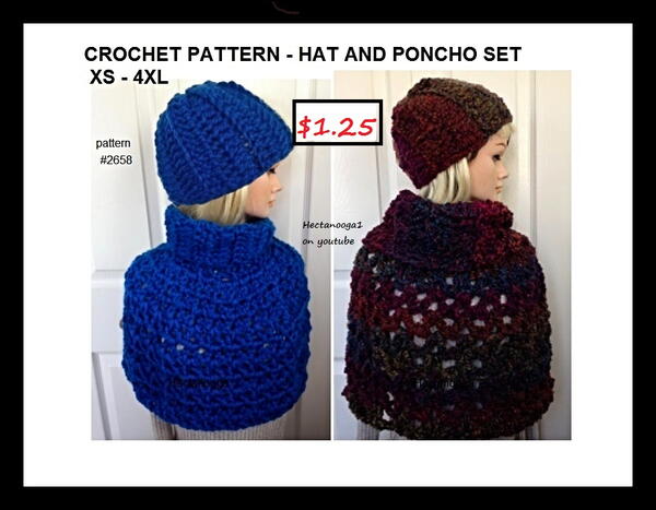 Easy Crochet Cowl Poncho Easy Crochet Cowl Poncho