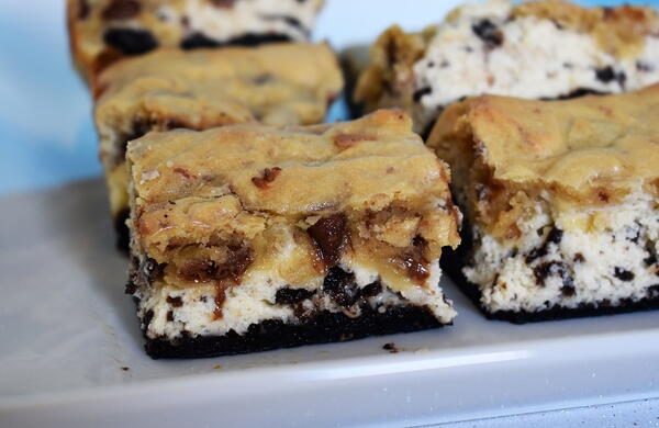 Oreo Cheesecake Cookie Dough Bars Oreo Cheesecake Cookie Dough Bars