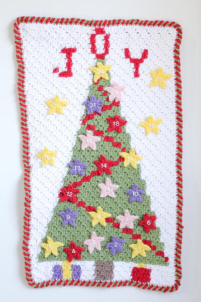 Christmas Tree Joy C2c Advent Calendar Christmas Tree Joy C2c Advent Calendar
