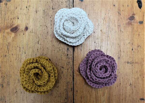 Crochet Flower Applique Crochet Flower Applique