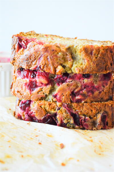 Banana Cranberry Bread Banana Cranberry Bread