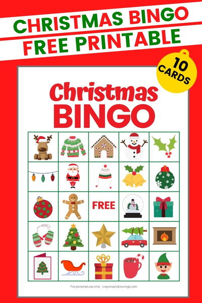 Christmas Bingo Game Free Printable