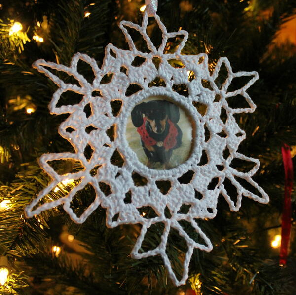 Photo Snowflake Ornament Photo Snowflake Ornament
