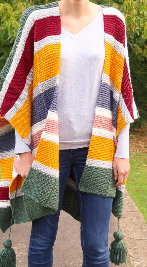 Watercolor Poncho