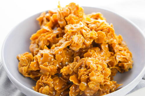 Easy No-bake Peanut Butter Cornflake Cookies Easy No-bake Peanut Butter Cornflake Cookies