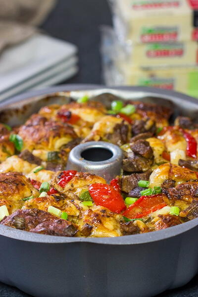 Philly Cheesesteak Monkey Bread Philly Cheesesteak Monkey Bread