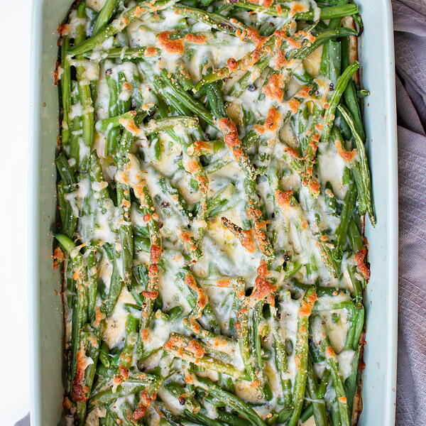 Non-traditional Green Bean Casserole