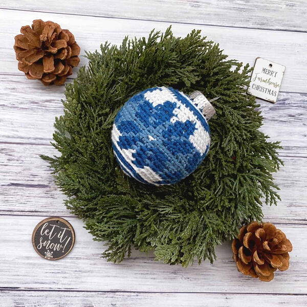 Fair Isle Crochet Ornament Fair Isle Crochet Ornament