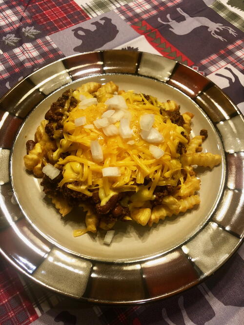 Homemade Chili Cheese Fries Homemade Chili Cheese Fries