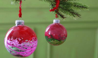 How to Make Glass Christmas Ornaments