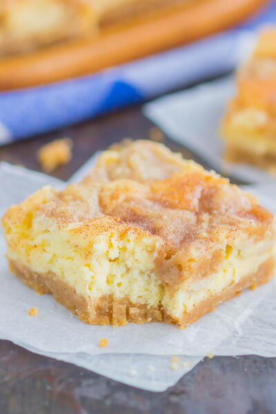 Snickerdoodle Cheesecake Bars Snickerdoodle Cheesecake Bars