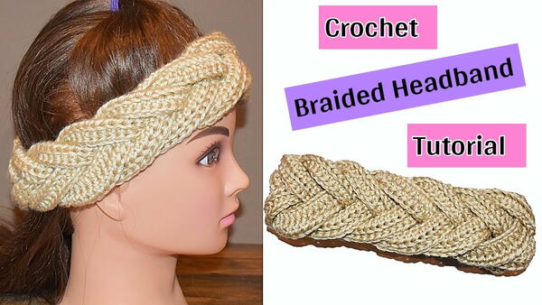 Crochet Braided Headband Crochet Braided Headband