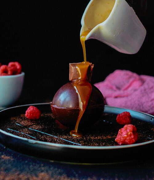 Brownie Stuffed Melting Magic Chocolate Ball Brownie Stuffed Melting Magic Chocolate Ball