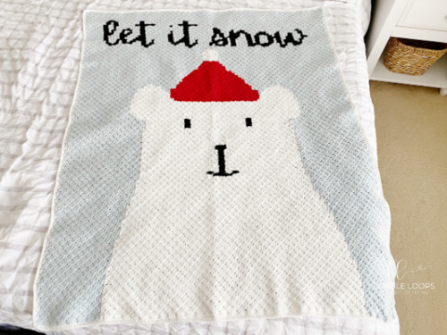 Let It Snow Blanket Let It Snow Blanket