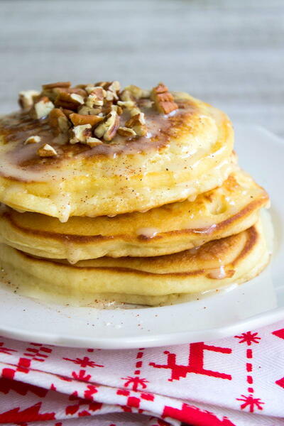 Eggnog Pancakes Eggnog Pancakes