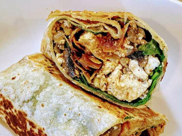 Vegan Breakfast Burrito Recipe Kathys Vegan Kitchen Vegan Breakfast Burrito Recipe | Kathys Vegan Kitchen