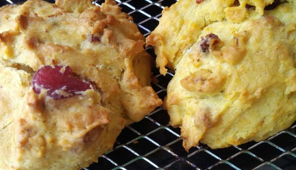 WWII Era Savory Carrot Scones with Bacon Recipe WWII Era Savory Carrot Scones with Bacon Recipe