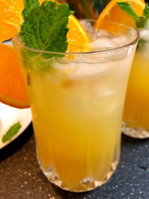 Orange Bourbon Smash Orange Bourbon Smash