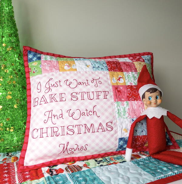 Bake Stuff Christmas Movies Pillow Bake Stuff & Christmas Movies Pillow