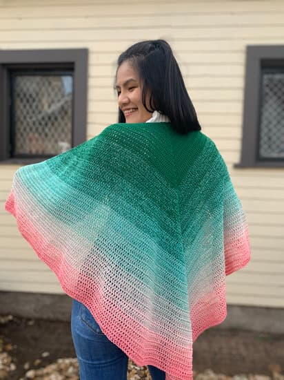 Easy Crochet Shawl Easy Crochet Shawl
