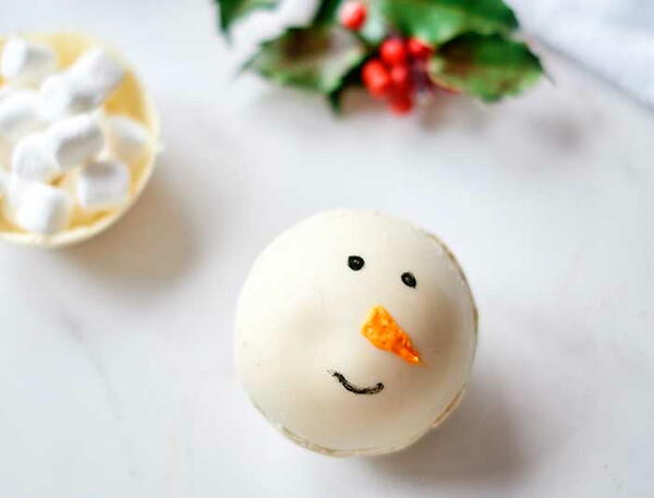 Melting Snowman Hot Chocolate Bomb Melting Snowman Hot Chocolate Bomb