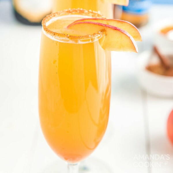 Caramel Apple Mimosas Caramel Apple Mimosas
