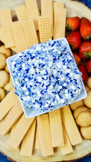 Easy Winter Funfetti Dunkaroo Dip Recipe Easy Winter Funfetti Dunkaroo Dip Recipe