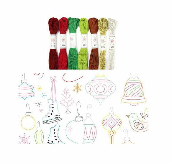 Holiday Embroidery Patterns and Floss Giveaway