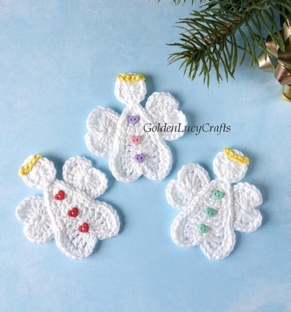 Crochet Heart Angel Crochet Heart Angel