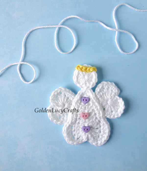 Crochet Heart Angel Crochet Heart Angel